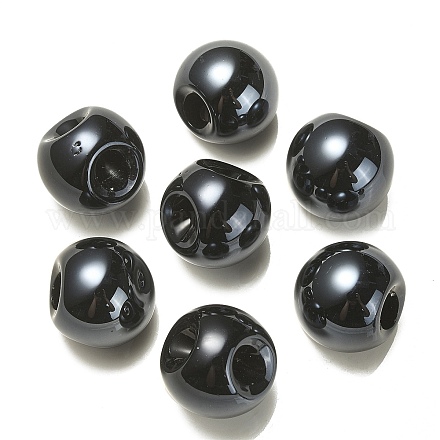 Opaque Acrylic Beads OACR-G012-01H-1