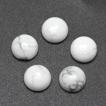 Synthetic Howlite Cabochons&nbsp;G-E492-H-12-1