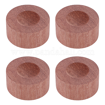Flat Round Wooden Aromatherapy Diffuser AJEW-WH0077-209-1