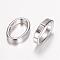 Iron Linking Rings, Oval, Platinum, 10x7x2mm