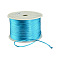 Nylon Satin Rattail Cords, Beading Threads for Bracelet Jewelry Making Chinese Knot Macrame Craft, Dark Turquoise, 1mm, 100yards/roll