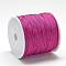 Nylon Braided Cord, Chinese Knotting Cord for Jewelry Making Macrame Craft, Medium Violet Red, 0.4mm, about 174.98 Yards(160m)/Roll