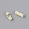 Iron Ball Chain Connectors, Column, Lemon Chiffon, 8.5x3mm, 10pcs/bag
