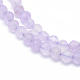Natural Lavender Amethyst Beads Strands&nbsp;G-E411-20B-3mm-3