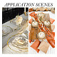 2Pcs 2 Colors Solid Color Polyester Table Runner&nbsp;DIY-TA0014-08B-6