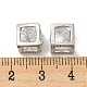 Brass Pave Cubic Zirconia Pendants&nbsp;KK-P250-21P-3