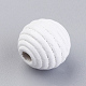 Natural Maple Wood Beehive Beads&nbsp;WOOD-Q030-48C-2
