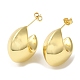 Rack Plating Brass Arch Stud Earrings&nbsp;EJEW-Q766-14G-1