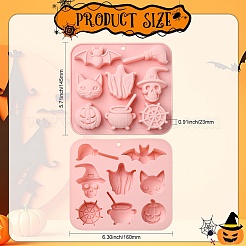 2Pcs Halloween Theme Silicone Molds&nbsp;ST-CJ0007-99
