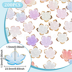 200Pcs Transparent Acrylic Bead Caps&nbsp;TACR-UN0001-05
