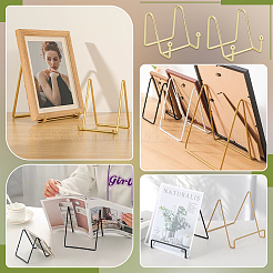 16Pcs Iron Display Easel Stands for Photo Frames&nbsp;ODIS-WA0001-02
