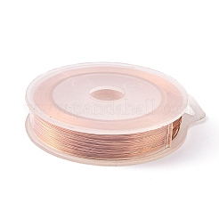 Round Copper Wire for Jewelry Making&nbsp;CWIR-WH0001-0.25mm-02