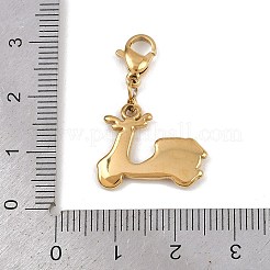 304 Stainless Steel Enamel Pendant Decorations&nbsp;STAS-G357-11G