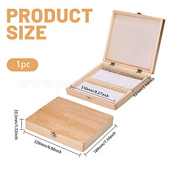 Wooden Microscope Slide Storage Boxes&nbsp;CON-WH0015-28