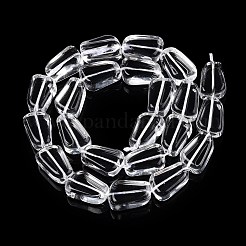 Transparent Glass Beads Strands&nbsp;GLAA-N001-48