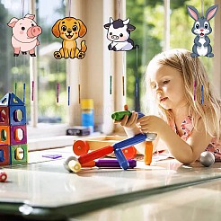 DIY Wood & Aluminium Round Tube Wind Chime Making Kits&nbsp;DIY-WH20038-007