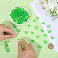 400Pcs Transparent Acrylic Beads&nbsp;TACR-PA0001-12