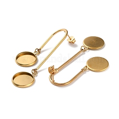 304 Stainless Steel Stud Earring Findings&nbsp;STAS-P328-11G