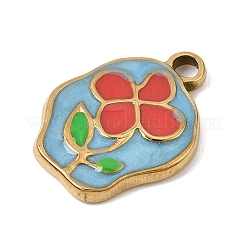 303 Stainless Steel Enamel Pendants&nbsp;SA-CBA9D90-02G-03