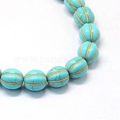 Synthetic Turquoise Gemstone Bead Strands&nbsp;TURQ-S282-20