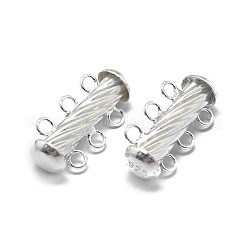 925 Sterling Silver Slide Lock Clasps&nbsp;STER-L057-018S