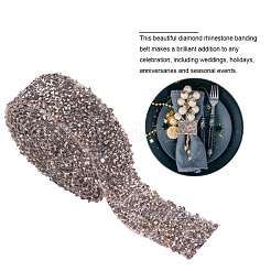 Glitter Resin Hotfix Rhinestone(Hot Melt Adhesive On The Back)&nbsp;OCOR-WH0052-01E