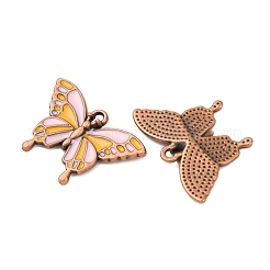 Alloy Enamel Pendants&nbsp;PALLOY-F319-02A-R
