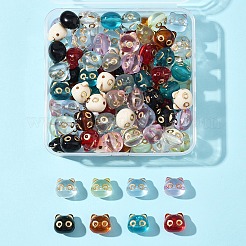 110Pcs 11 Colors Transparent Acrylic Beads&nbsp;MACR-FS0002-07