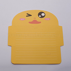 Animal Cartoon Paper Greeting Cards&nbsp;DIY-WH0161-09J