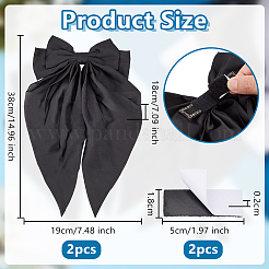 2Pcs Space Cotton Ribbon Bowknot&nbsp;DIY-OC0014-46