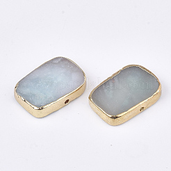 Electroplate Natural Flower Amazonite Beads&nbsp;G-S344-98