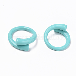 Spray Painted Alloy Cuff Rings&nbsp;RJEW-T011-14-RS