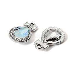 UV Plating Alloy Glass Pendants&nbsp;FIND-K032-27P