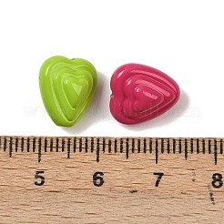 Baking Paint Opaque Acrylic Beads&nbsp;OACR-F014-04