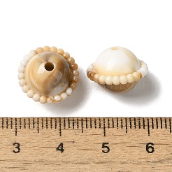 Opaque Two Tone Acrylic Beads&nbsp;OACR-G042-02