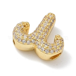Twelve Constellations Brass Micro Pave Clear Cubic Zirconia Pendants&nbsp;KK-G548-21G