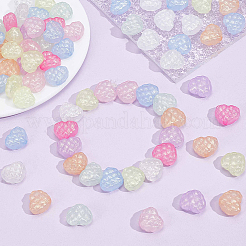 100Pcs Luminous Transparent Acrylic Beads&nbsp;PACR-PA0001-17