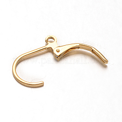 Ion Plating(IP) 304 Stainless Steel Leverback Earring Findings&nbsp;STAS-F075-37