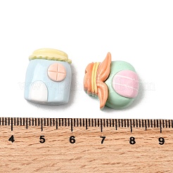 Opaque Resin Cabochons&nbsp;RESI-K046-02