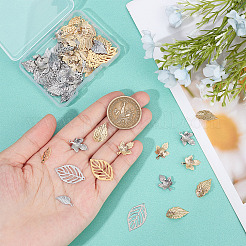 100Pcs 10 Style 304 Stainless Steel Pendants&nbsp;STAS-SC0004-13