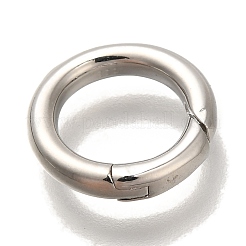 Rack Plating Brass Spring Gate Rings&nbsp;KK-I720-05P