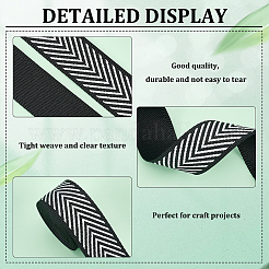 3Pcs 3 Colors Polyester Arrow Ribbon&nbsp;OCOR-BC0006-71