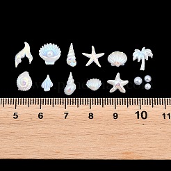 12 Grids Ocean Theme Resin Cabochons&nbsp;MRMJ-D001-02B