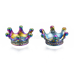 Rainbow Color Alloy Bead Caps&nbsp;PALLOY-N163-101-NR
