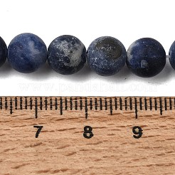 Natural Sodalite Beads Strands&nbsp;G-Q462-8mm-07