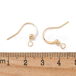 Brass Earring Hooks&nbsp;KK-H503-26G