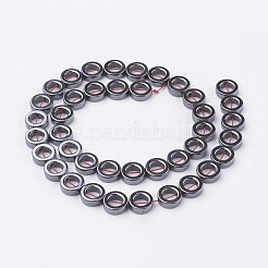 Non-magnetic Synthetic Hematite Beads Strands&nbsp;G-P341-08-10x3mm
