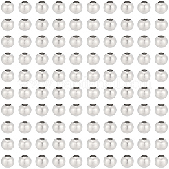 Non-Tarnish 304 Stainless Steel Round Seamed Beads&nbsp;STAS-PA0001-12B