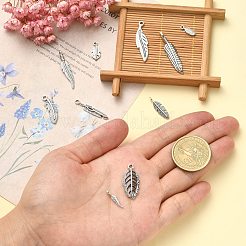 100Pcs 10 Styles Tibetan Style Alloy Pendants&nbsp;TIBEP-CJ0002-99