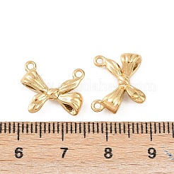 304 Stainless Steel Bowknot Charms&nbsp;STAS-D390-29G